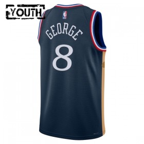 Dres Philadelphia 76ers Paul George Nike 2025-26 City Edition Navy Swingman - Dječji